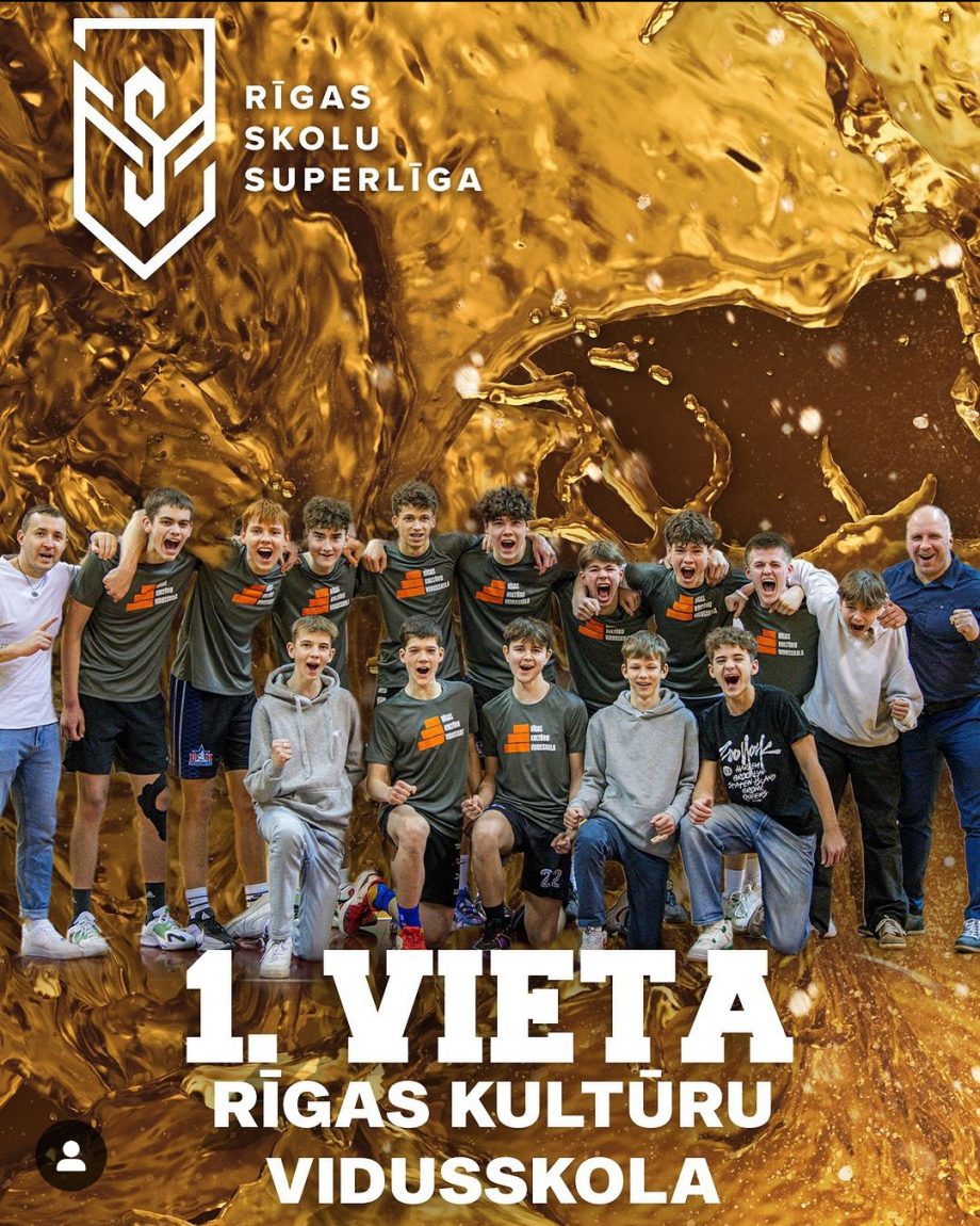 1. vieta VEF SUPERLĪGAS sacensībās basketbolā